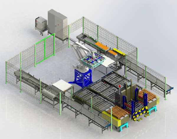 Robot Case Palletizing